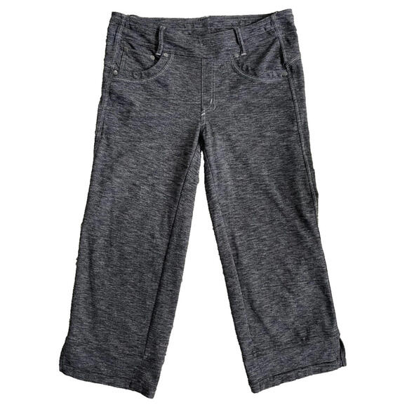 KUHL Mova Capri Pants Pull On Stretch Comfort Dark Heather Nylon Blend Womens 4 - Picture 2 of 9